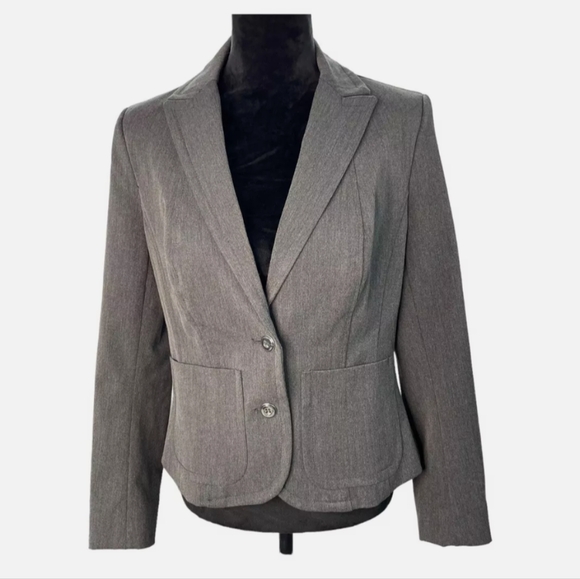 New York & Company Jackets & Blazers - NY & Company Jacket 7th Avenue Gray Collar Size 6